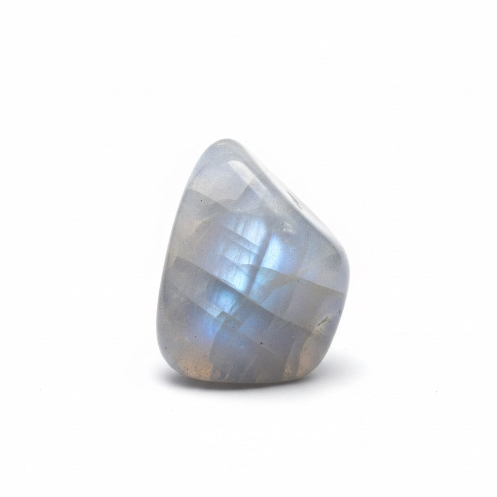 Delicate moonstone pendant necklace sterling silver - natural stone layering jewelry