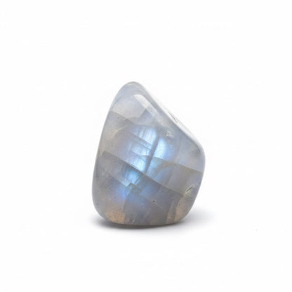Delicate moonstone pendant necklace sterling silver - natural stone layering jewelry