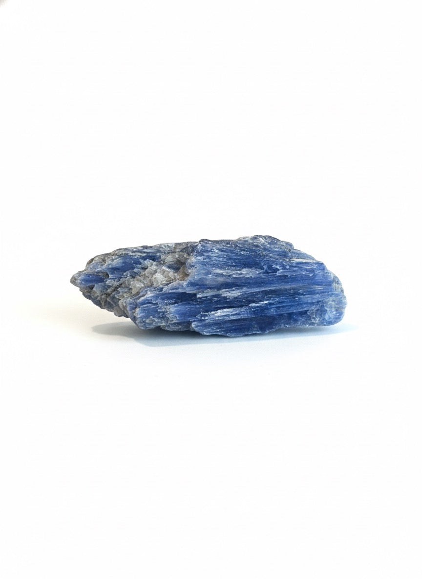Natural blue kyanite stone bracelet - bohemian handmade jewelry