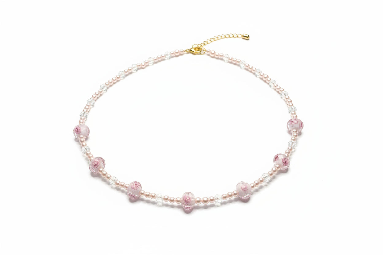 One-of-a-kind pearl necklace - handcrafted California made jewelry bridal