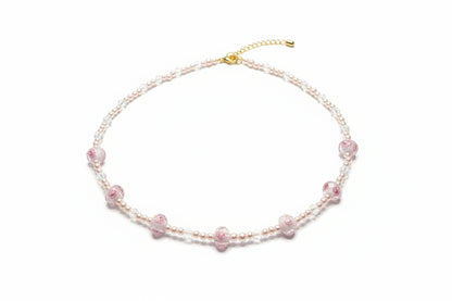 One-of-a-kind pearl necklace - handcrafted California made jewelry bridal
